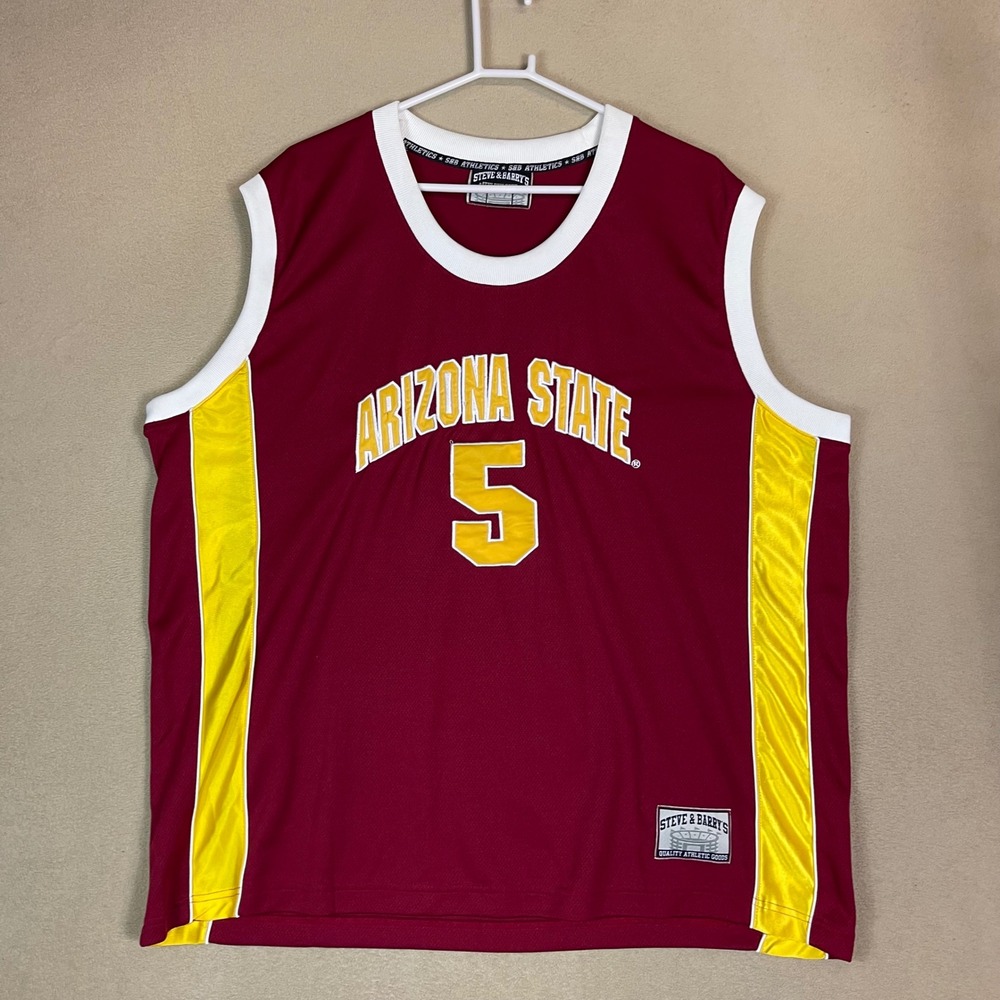 Arizona State Sun Devils Steve & Barry's #5 Jersey XL Maroon Gold Mens